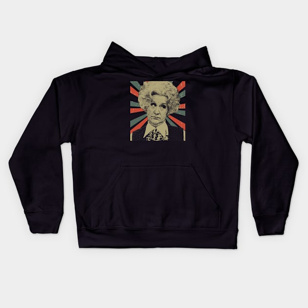 Mrs Slocombe 2 || Vintage Art Design || Exclusive Art Kids Hoodie by Setipixel